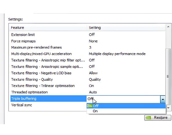 reduce input lag
